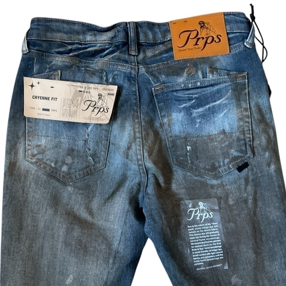 NWT PRPS Cayenne Trailman Ripped Super Skinny Jeans - Picture 4 of 5